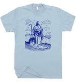Surfing Jesus T Shirt Vintage Surfing Graphic Tee Surf Christian Surfer