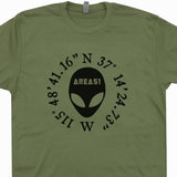 area 51 coordinates t shirt area 51 hat
