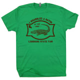 alligator wrestling t shirt vintage lsu t shirt