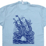 Giant Octopus T Shirt Vintage Octopus Shirt Sea Monster Shirt Kraken Shirt