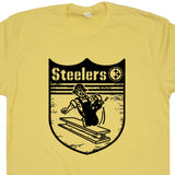 Vintage Pittsburgh Steelers Shirt Retro Pittsburghs Steelers Logo T Shirt Throwback Steelers Tee