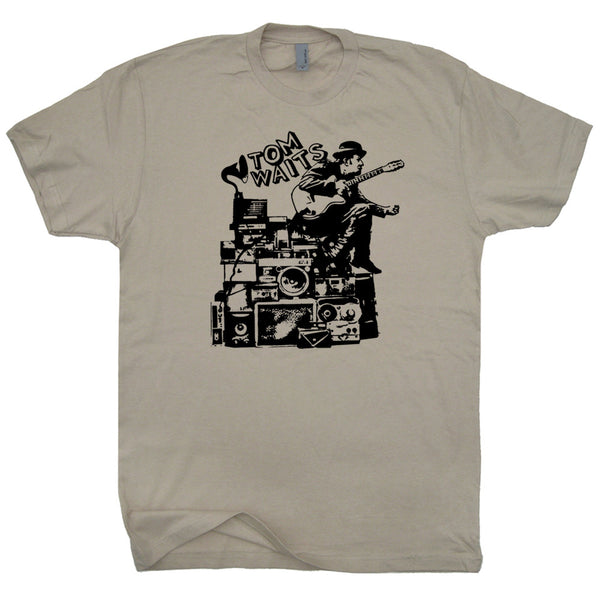 Tom Waits T Shirt Vintage Tom Waits Shirt Vintage Band Tees Cool Piano  Shirts