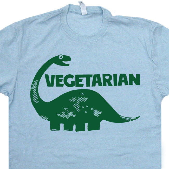 vegetarian dinosaur t shirt funny vegetarian t shirt