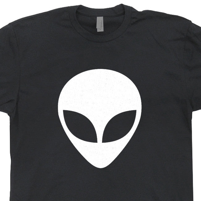 Alien Head T Shirt UFO Aliens T Shirt