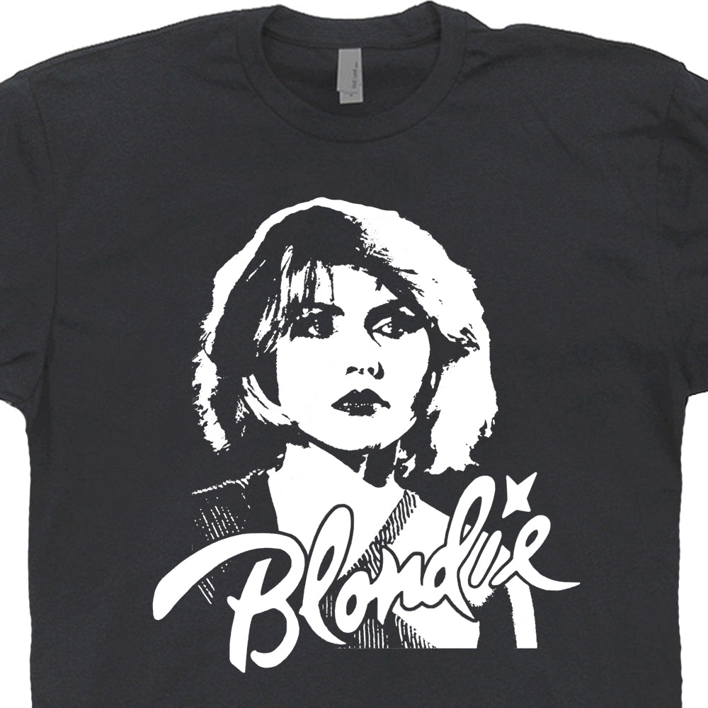 ランキング上位のプレゼント Shirt T Blondie Vintage Tee Band 80s Cool Shirts Rock ミュージシャン