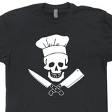 jolly roger chef t shirt skull t shirt