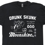 moonshine t shirts drunk skunk moonshine t shirt