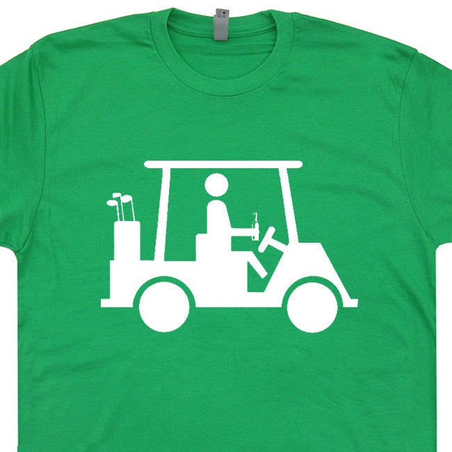 golf cart t shirt funny golf t shirt