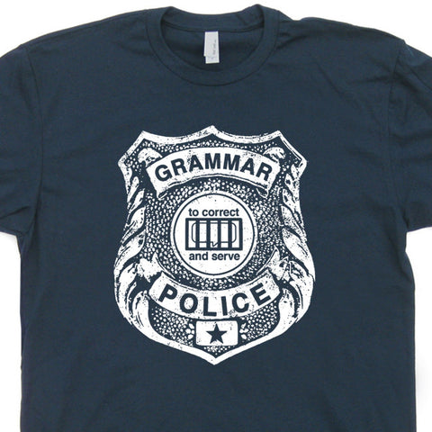 grammar police t shirt