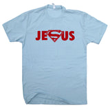 jesus superman logo t shirt
