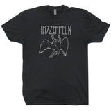 led zeppelin swan song t shirt vintage rock t shirts