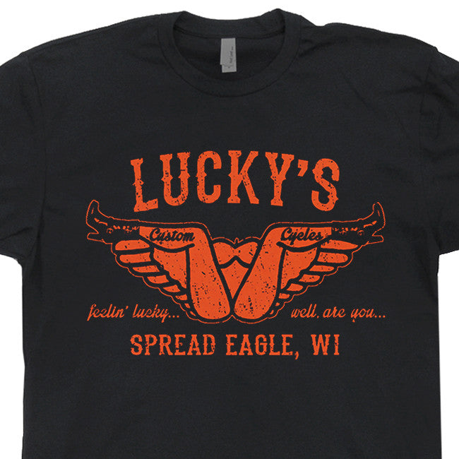 Boomgaard sessie Leggen Funny Motorcycle T Shirt | Offensive Biker Shirt | Luckys Custom Cycles –  Shirtstash