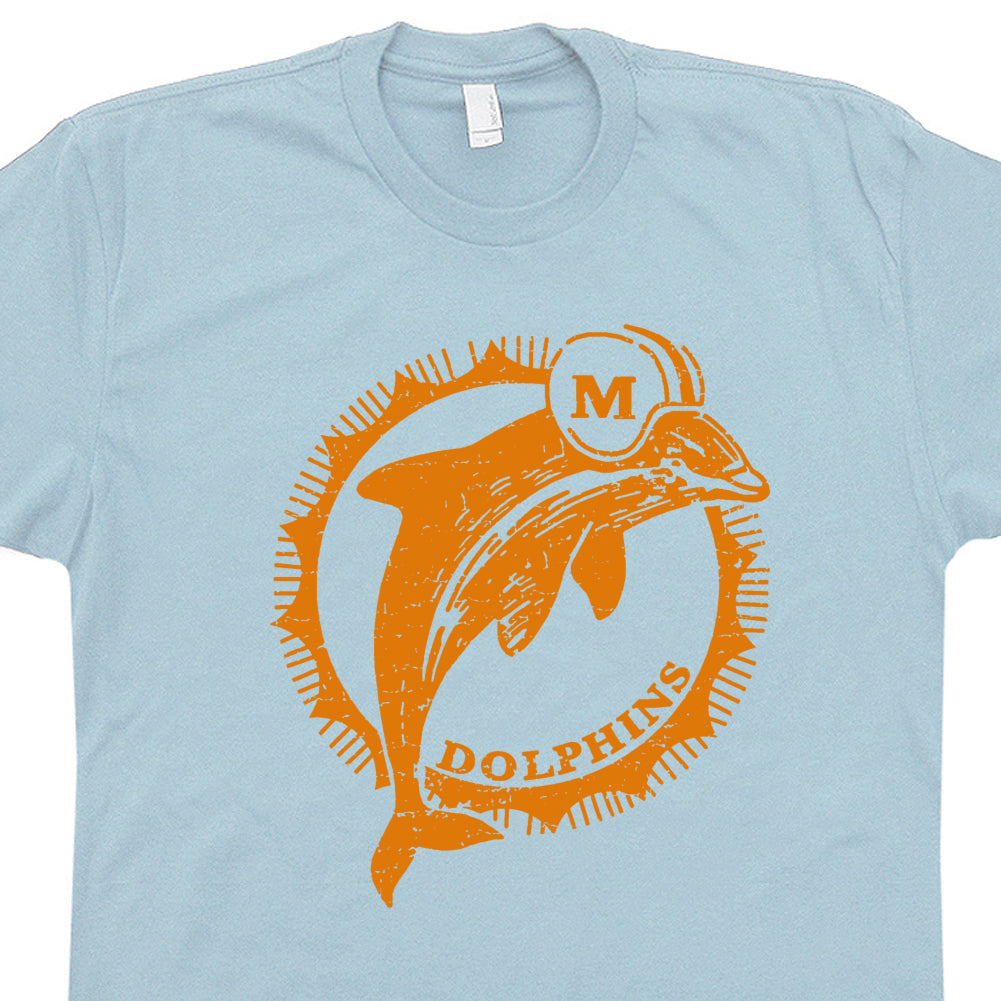 vintage miami dolphins t shirt retro logo