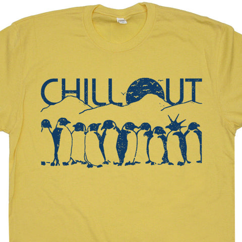 Chill Out Penguins T Shirt Penguin T Shirt