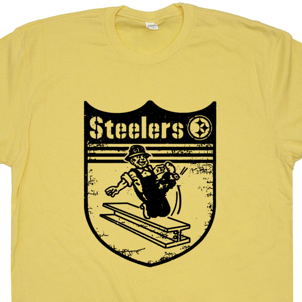 Vintage Pittsburgh Steelers Shirt, Retro Pittsburghs Steelers Logo T Shirt