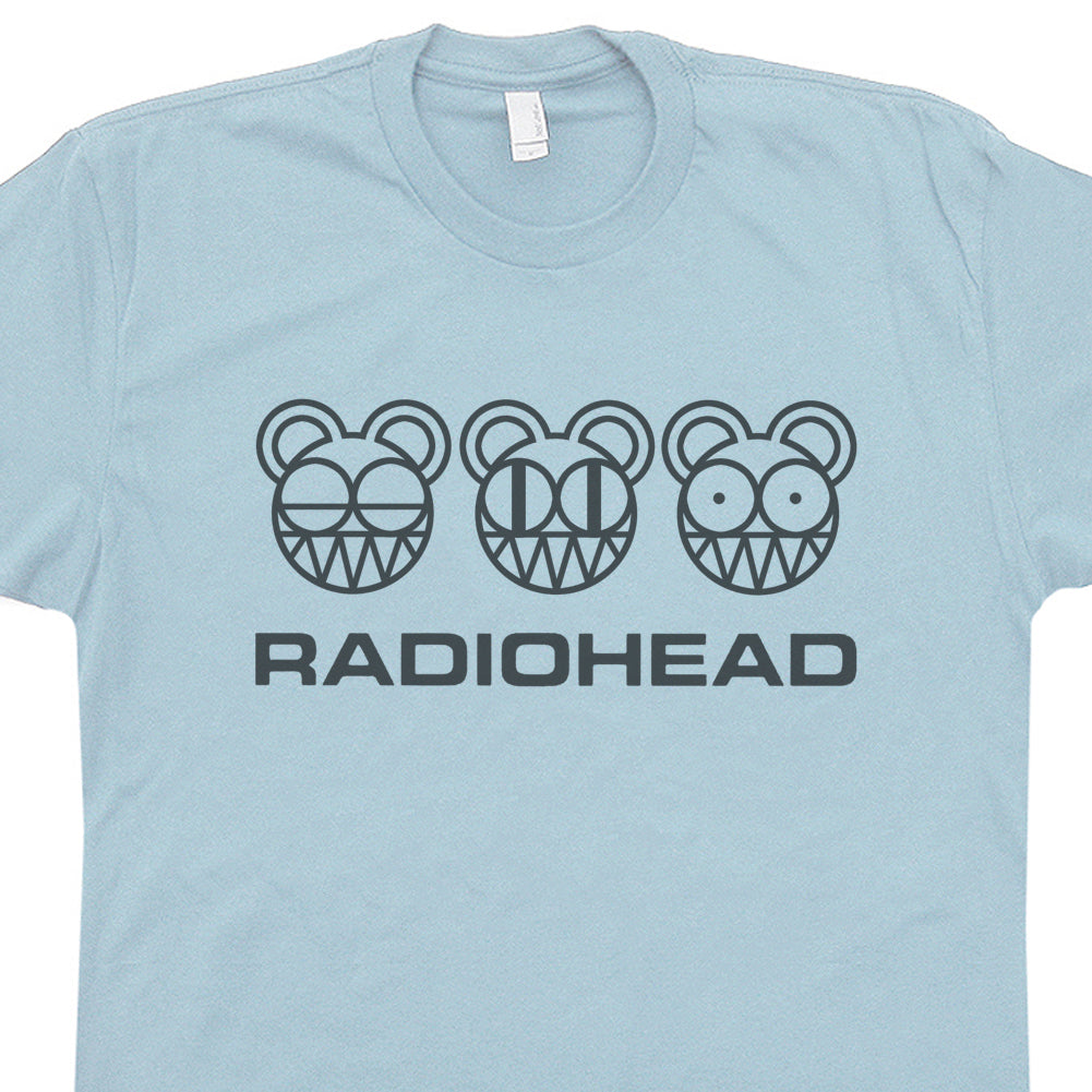 Radiohead T Shirt Vintage Rock T Shirts Mouse Graphic