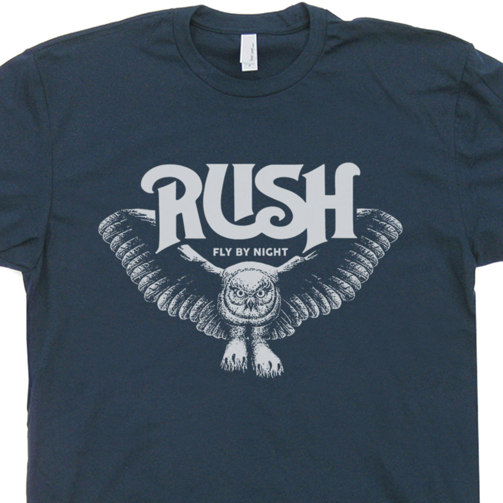 Shirt Rush Vintage Owl Classic Band – Shirtstash Shirt Shirts T Tee Rock