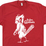 St Louis Cardinals T Shirt Vintage Logo Graphic Tee Shirts
