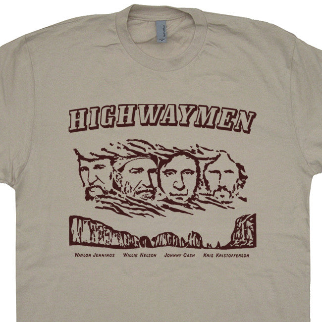 The Highwaymen t shirt willie nelson t shirt johnny cash t shirt