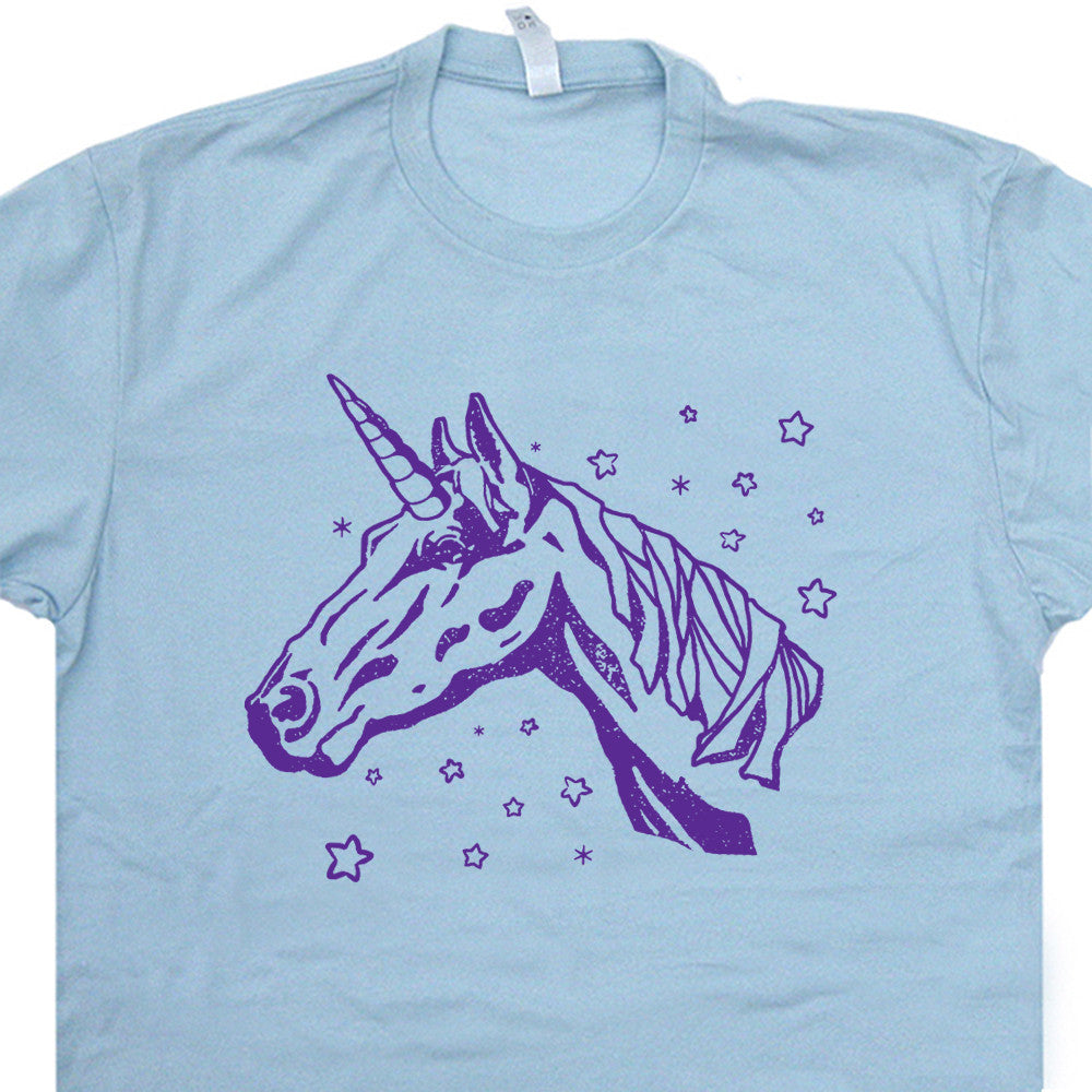 Unicorn T Shirt Vintage Unicorn Shirt Cool Animal Shirts Mythical Creature Tee