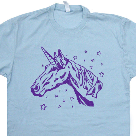 Unicorn T Shirt Vintage Unicorn Shirt Cool Animal Shirts Mythical Creature Tee