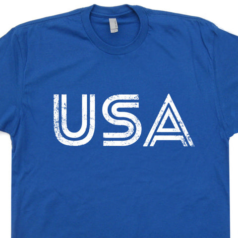 veteran tømrer Tragisk USA T Shirt | USA Soccer T Shirt | Vintage Patriotic Shirt | USA Shirt –  Shirtstash