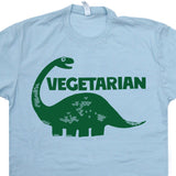 vegetarian dinosaur t shirt funny vegetarian t shirt