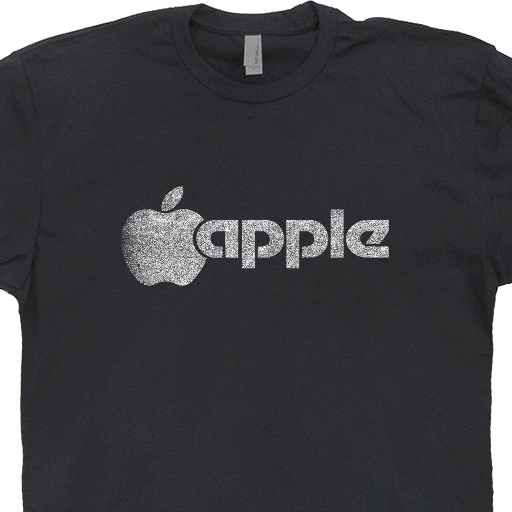 vintage apple logo t shirt steve jobs t shirt