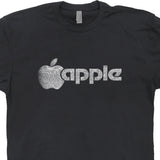 vintage apple logo t shirt steve jobs t shirt