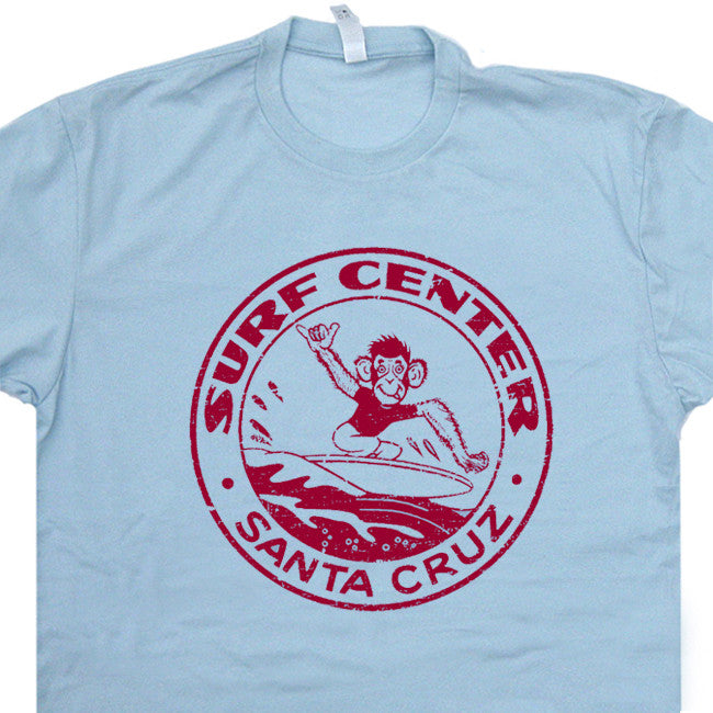 Santa Cruz Surfing T Shirt, Vintage Surfing T Shirt